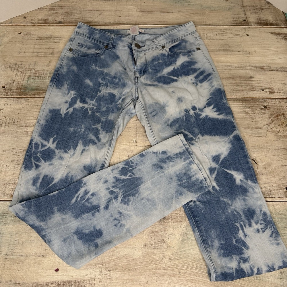 Acid Wash OP Jeans Street Wear, Hip Hop Y2K Style‎ Denim Juniors Size 11 EUC